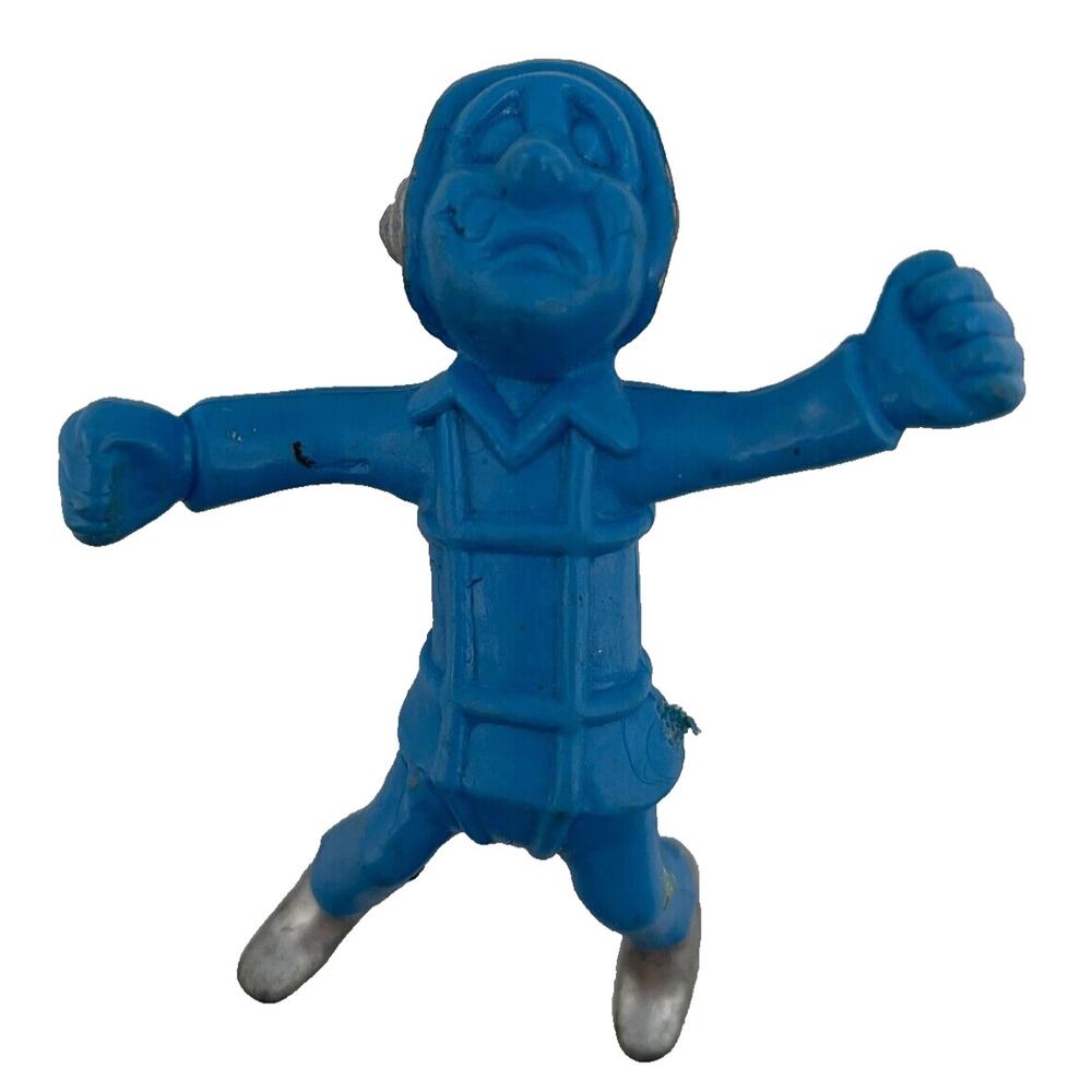 Imperial Rubber Paratroopers Lot 1975 Hong Kong Poopatroopers Blue Male Figure